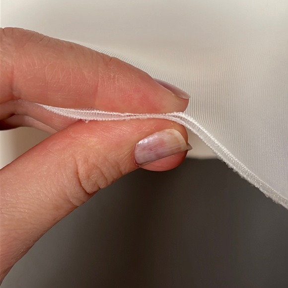 Large pleaded white A-line skirt - Picture 5 of 5